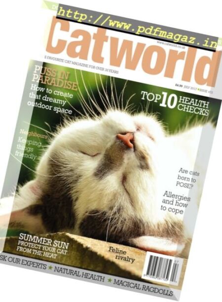 Cat World – July 2017 Cover