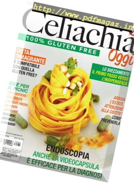 Celiachia Oggi – Maggio-Giugno 2017 Cover