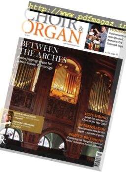 Choir & Organ – May-June 2017