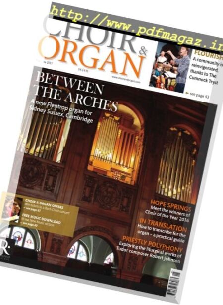 Choir & Organ – May-June 2017 Cover