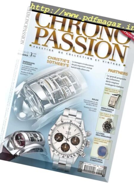Chrono Passion – Maggio-Giugno 2017 Cover