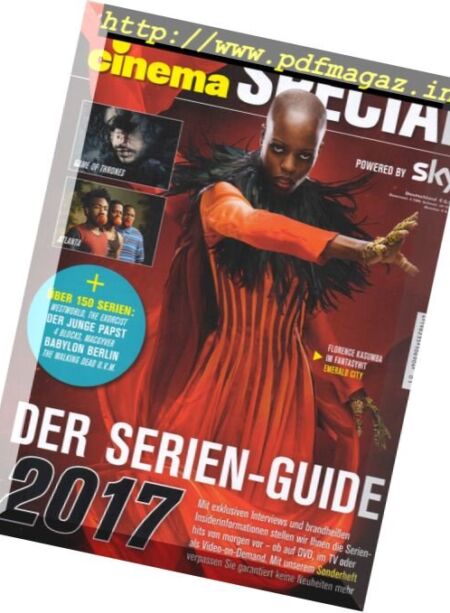Cinema Germany – Serien Guide 2017 Cover