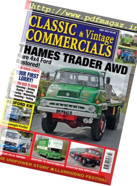 Classic & Vintage Commercials – July 2017 Cover