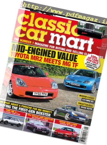 Classic Car Mart – August 2017 Cover