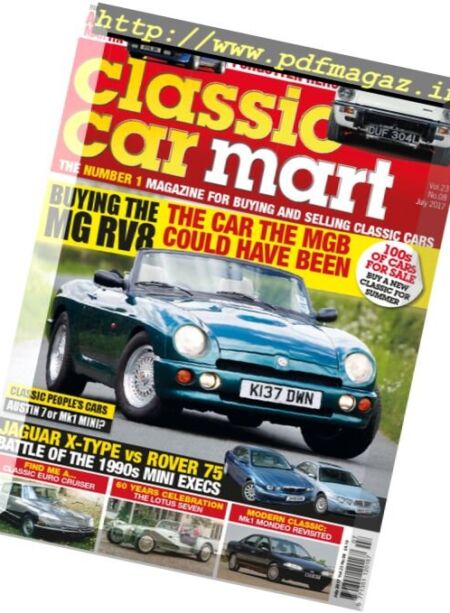 Classic Car Mart – July 2017 Cover