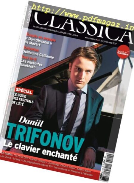 Classica France – Juillet-Aout 2017 Cover