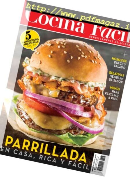 Cocina Facil Mexico – Junio 2017 Cover