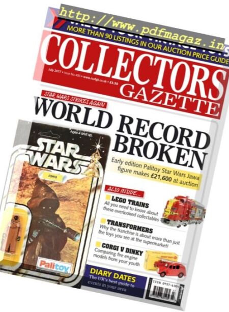 Collectors Gazette – July 2017 Cover