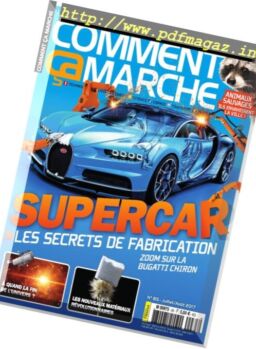 Comment ca Marche – Juillet-Aout 2017
