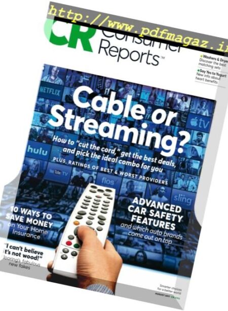 Consumer Reports – August 2017 Cover