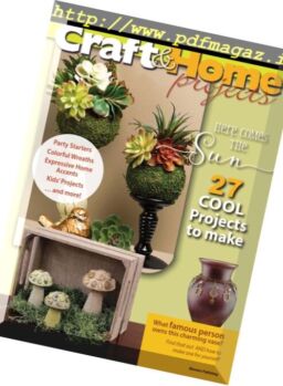 Craft & Home Projects – Summer 2017