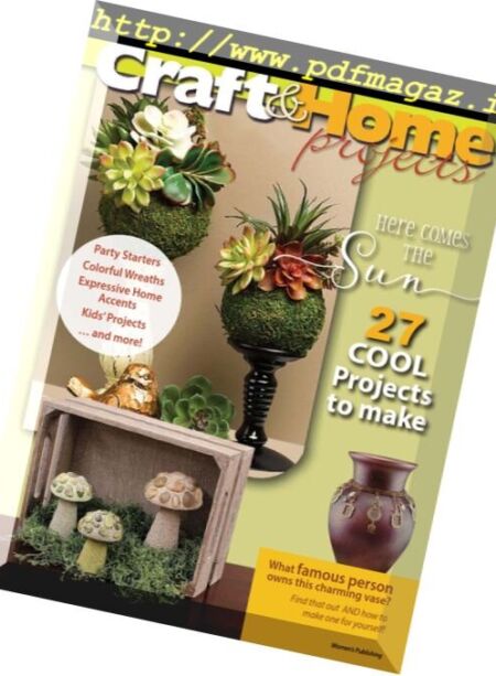 Craft & Home Projects – Summer 2017 Cover