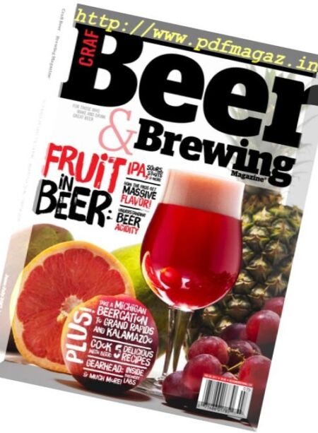 Craft Beer & Brewing – June-July 2017 Cover