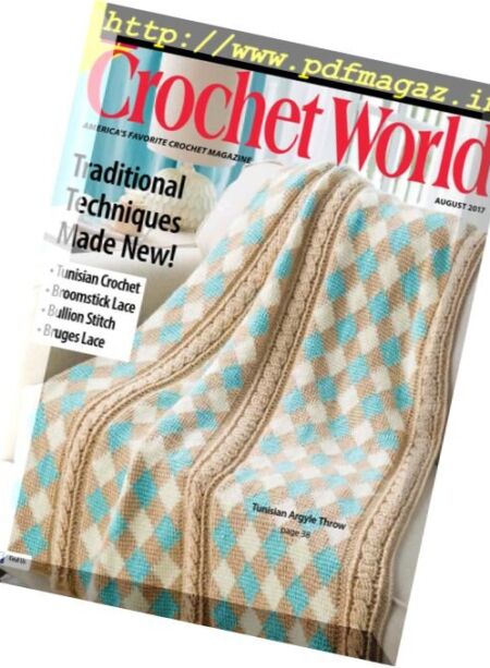 Crochet World – August 2017 Cover