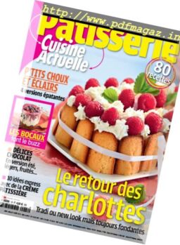Cuisine Actuelle Patisserie – Juin-Aout 2017