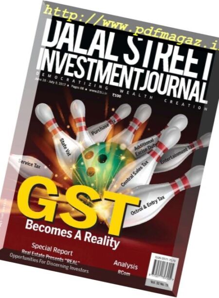 Dalal Street Investment Journal – 26 June – 9 July 2017 Cover