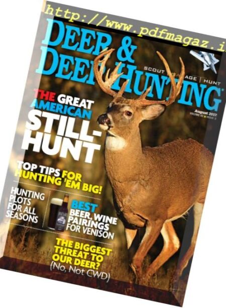 Deer & Deer Hunting – August 2017 Cover