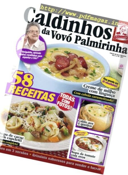 Delicias da Vovo Palmirinha – Brazil – Issue 35 – Junho e Julho 2017 Cover