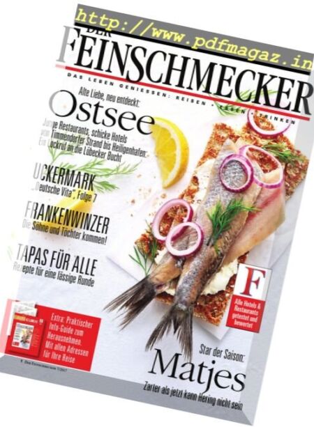 Der Feinschmecker – Juli 2017 Cover