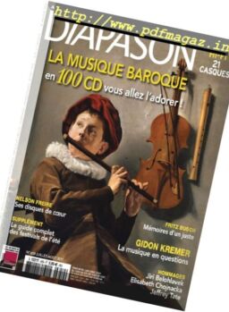 Diapason – Juillet-Aout 2017
