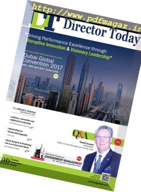 Director Today – April 2017 Cover