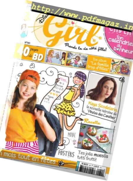 Disney Girl – Juin 2017 Cover