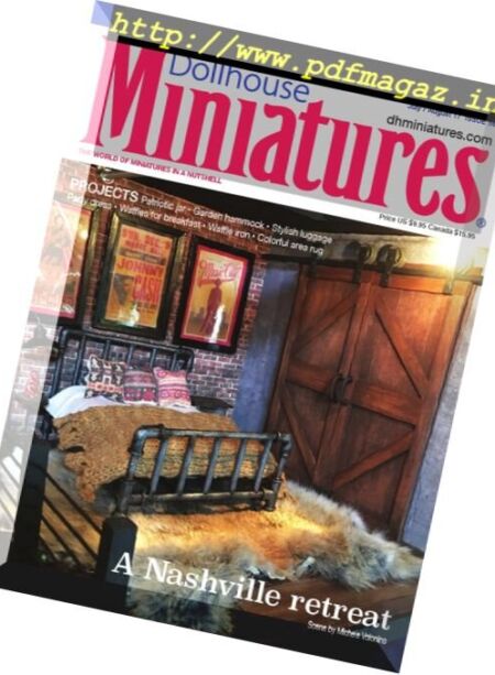 Dollhouse Miniatures – July-August 2017 Cover