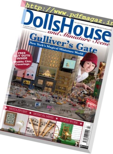 Dolls House and Miniature Scene – July 2017 Cover