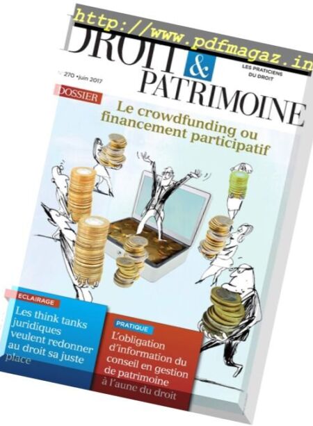 Droit & Patrimoine – Juin 2017 Cover