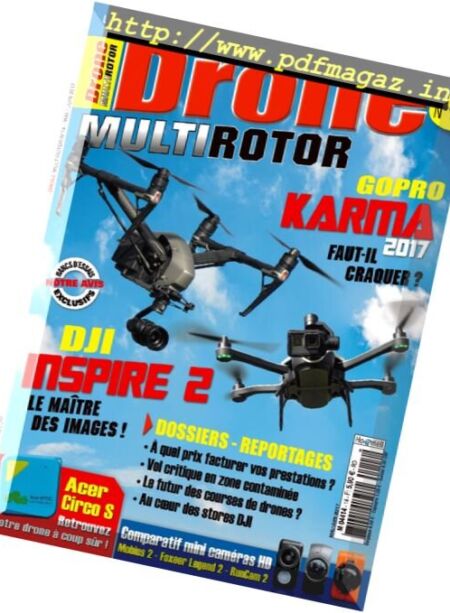 Drone Multirotor – Mai-Juin 2017 Cover