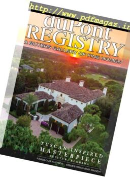 duPontREGISTRY Homes – May 2017