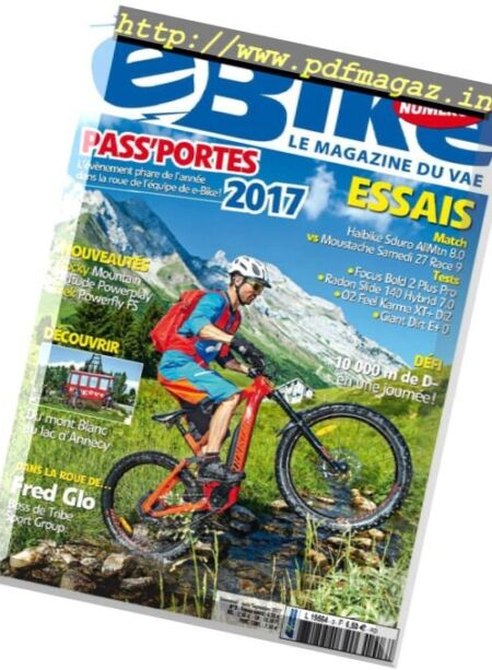 E Bike France – Aout-Septembre 2017 Cover