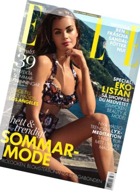 Elle Sweden – Juni 2017 Cover
