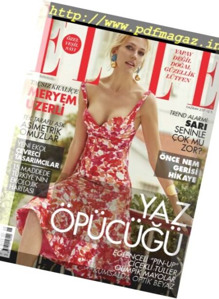 Elle Turkey – Haziran 2017 Cover