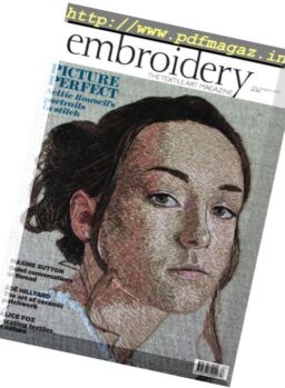 Embroidery Magazine – July-August 2017