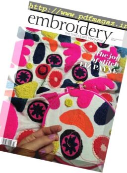 Embroidery Magazine – May-June 2017