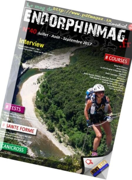 Endorphinmag – Juillet-Aout 2017 Cover