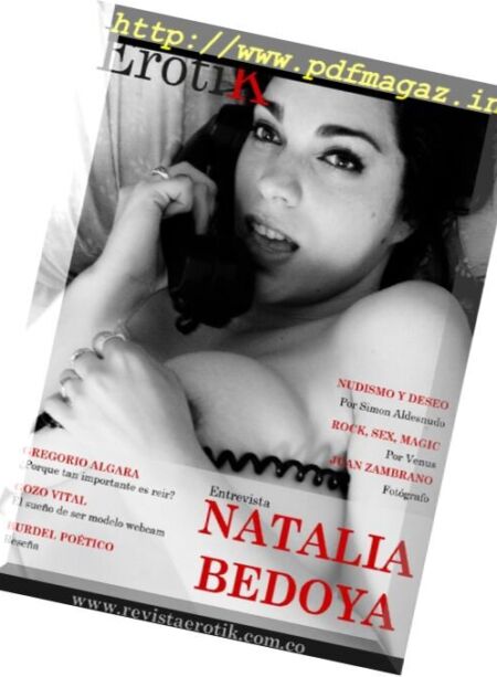 Erotik Magazine – Enero 2017 Cover