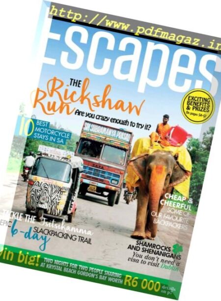 Escapes – July 2017 Cover