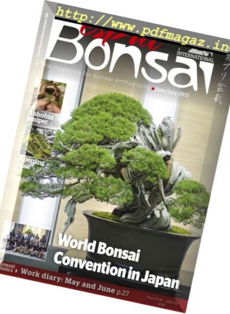 Esprit Bonsai International – June-July 2017 Cover