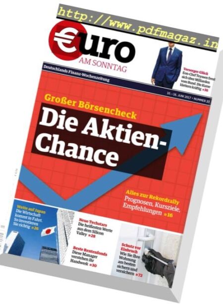 Euro am Sonntag – 10 Juni 2017 Cover