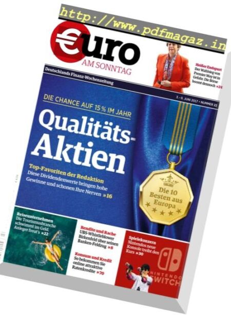 Euro am Sonntag – 3 Juni 2017 Cover