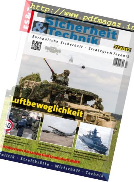 Europaische Sicherheit & Technik – Juli 2017 Cover