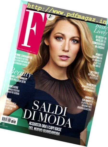 F – 5 Luglio 2017 Cover