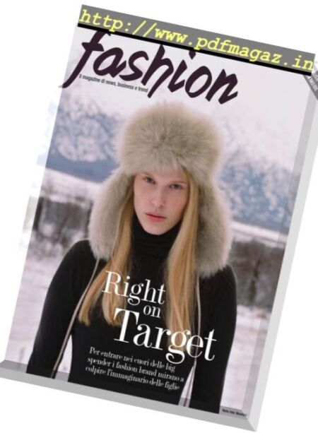 Fashion Magazine – 21 Marzo 2017 Cover