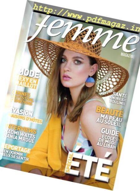 Femme Magazine – Juin 2017 Cover
