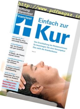 Finanztest – Juli 2017