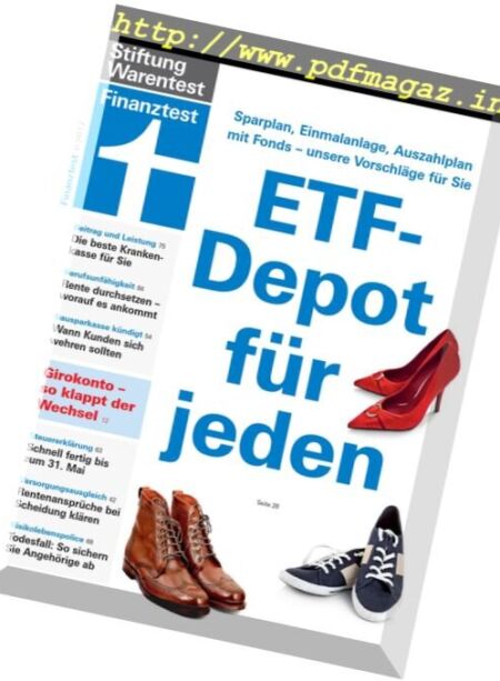 Finanztest – Juni 2017 Cover
