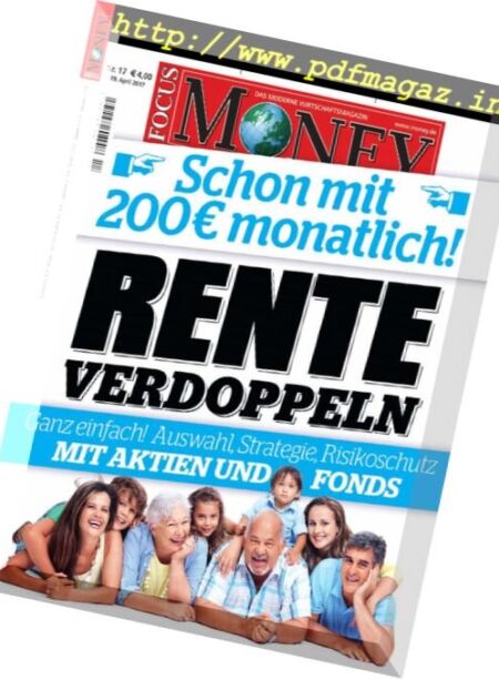 Focus Money – 19 April 2017 Cover