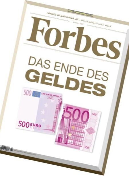 Forbes Austria – April 2017 Cover